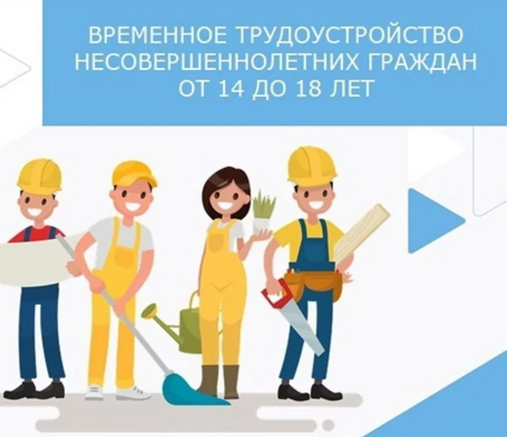 Организация временного трудоустройства несовершеннолетних.